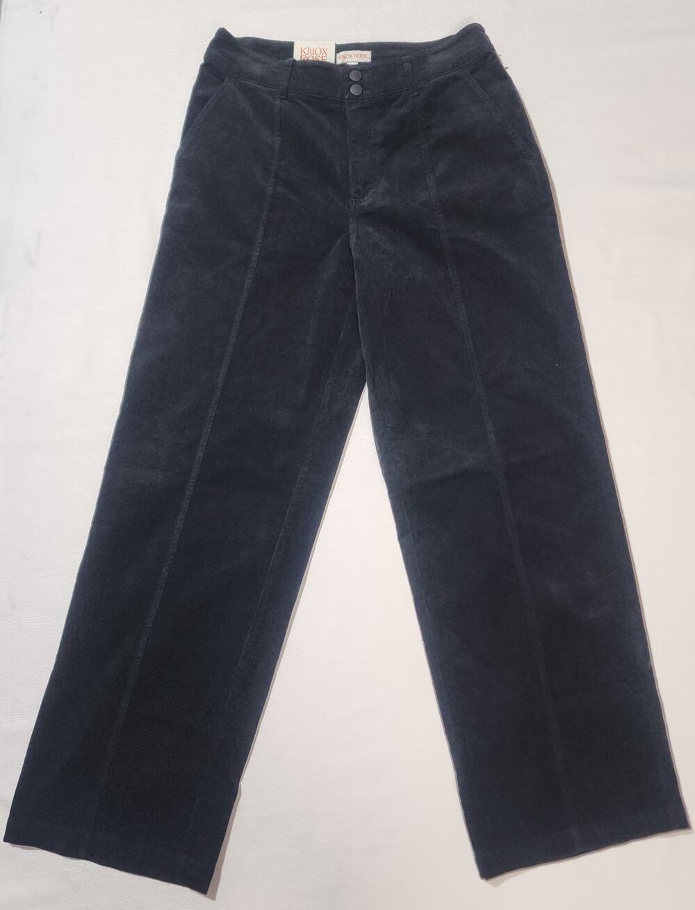 Knox rose trousers high rise fitted hip& thigh W30'' X L42''corduroy